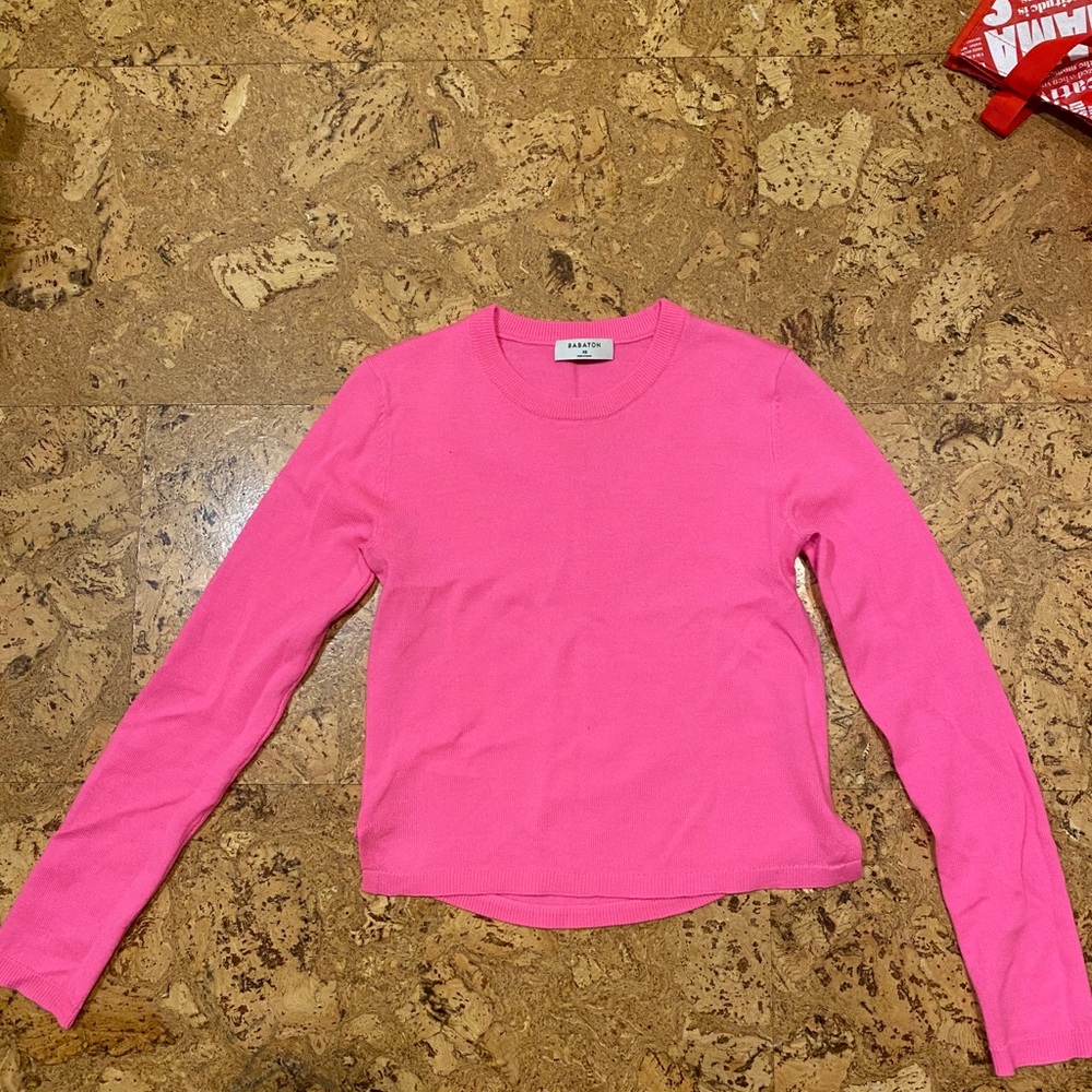 Pink Babaton sweater!